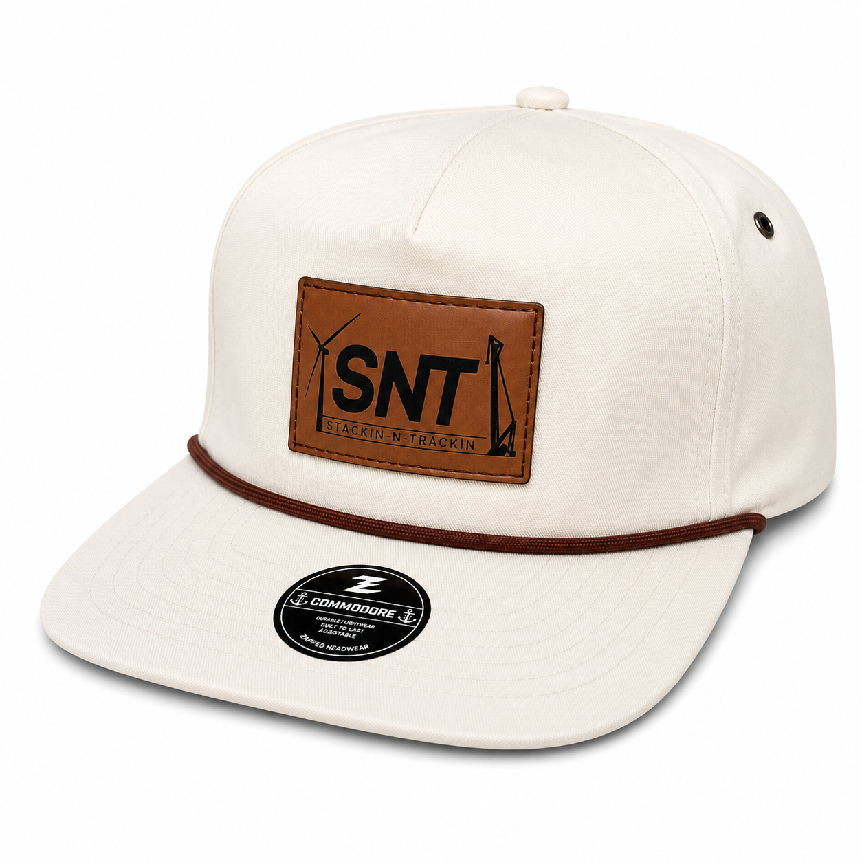 Beige/Brown Rope Leather Patch