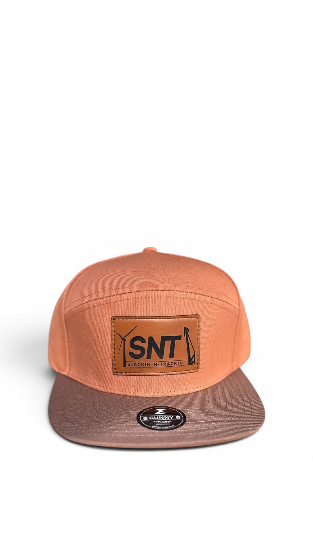 Burnt Orange - Brown Bill Leather Patch
