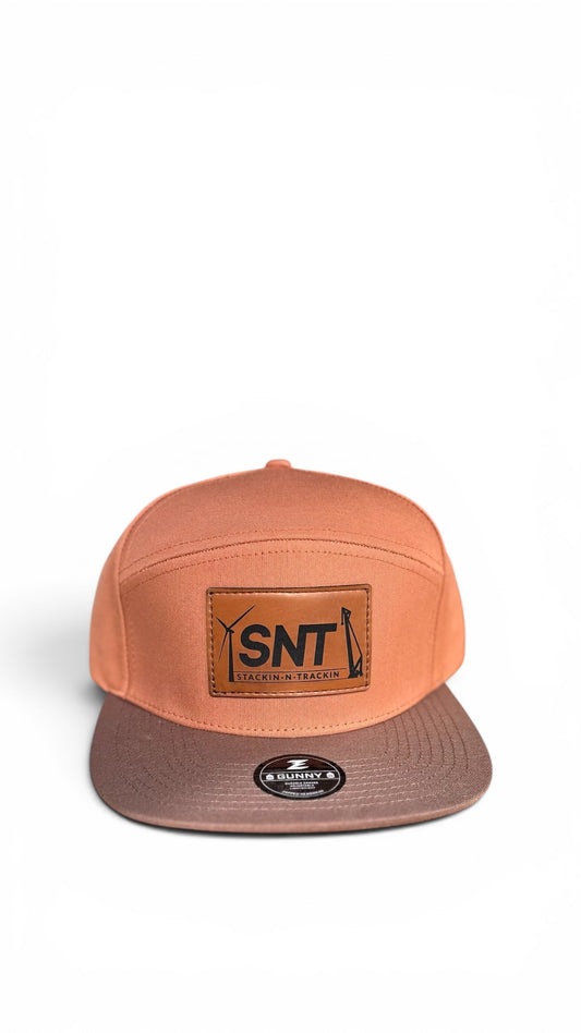 Burnt Orange - Brown Bill Leather Patch