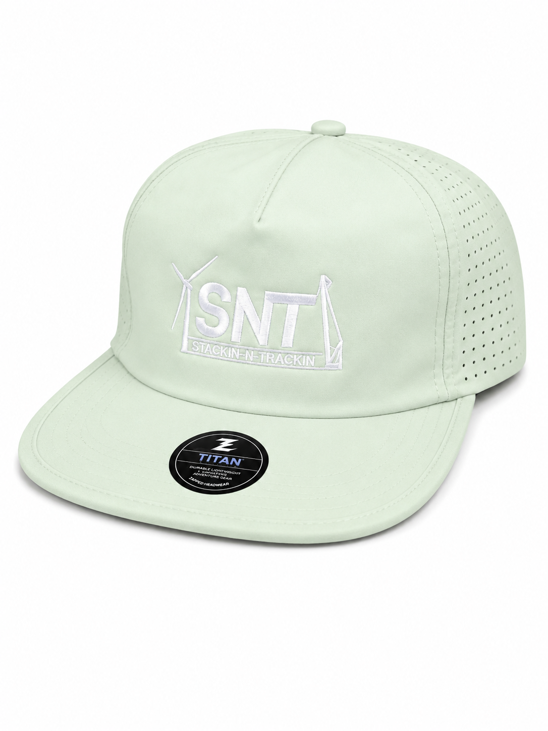 Mint Green Embroidered