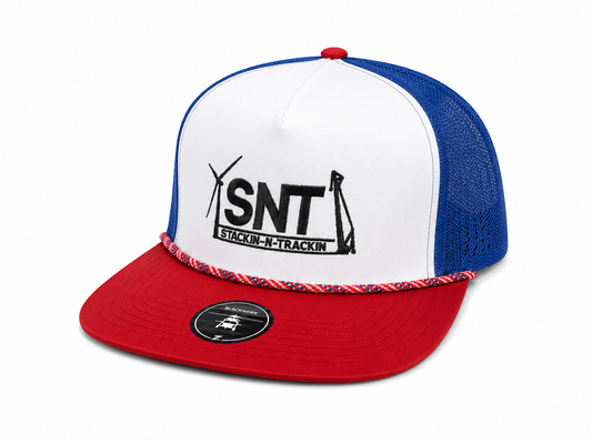 Red-White-Blue Collar Embroidered
