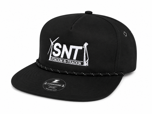 Black-Twisted Rope Embroidered