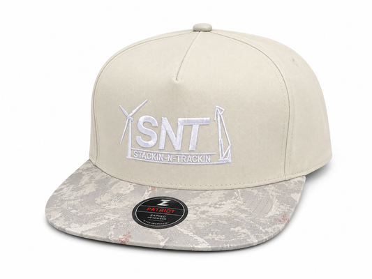 Vintage White/Tree Camo Embroidered