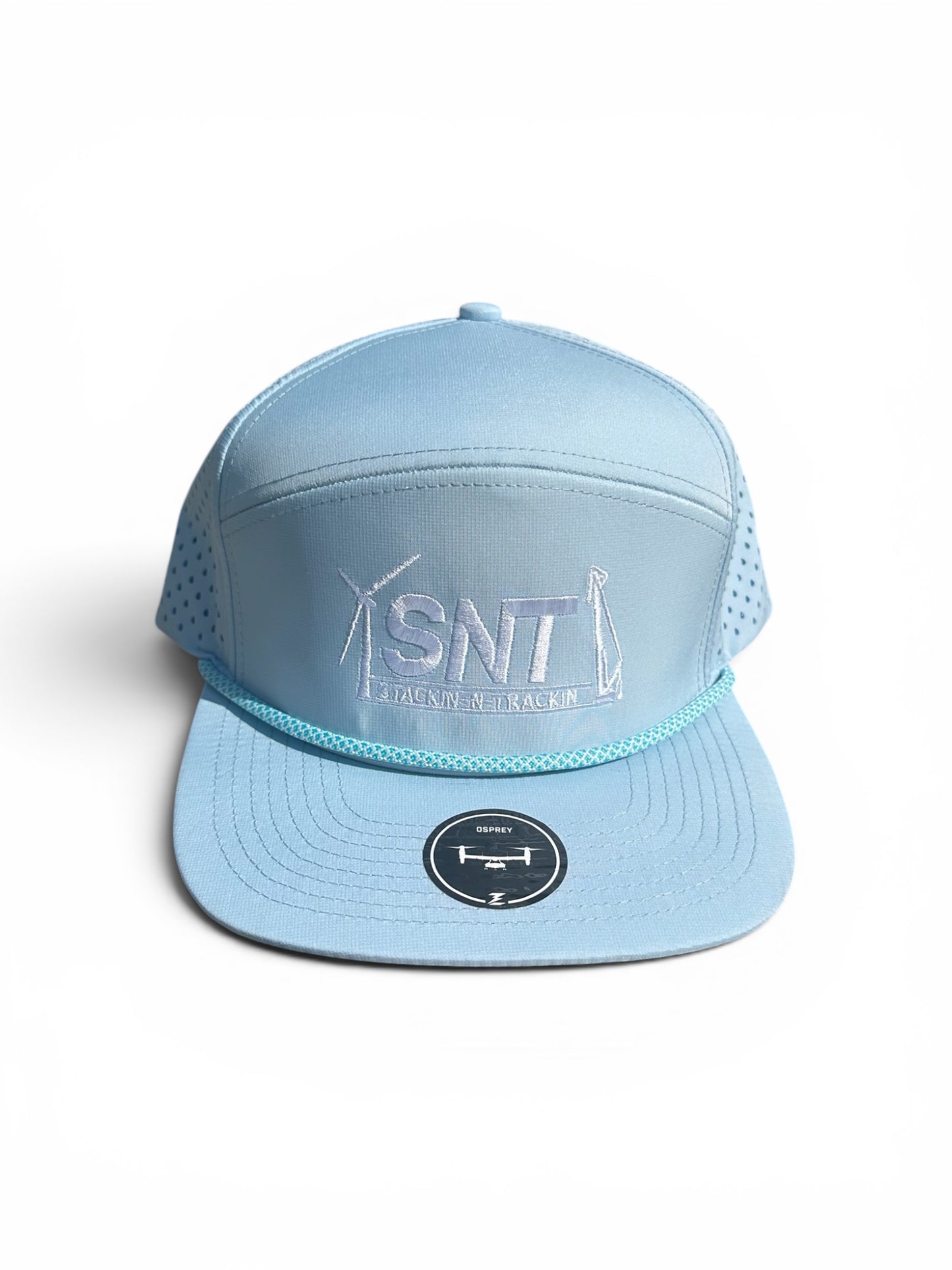Colombia blue-blue/white rope Embroidered