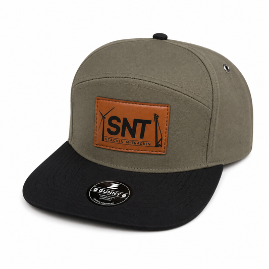 Loden/Black Leather Patch