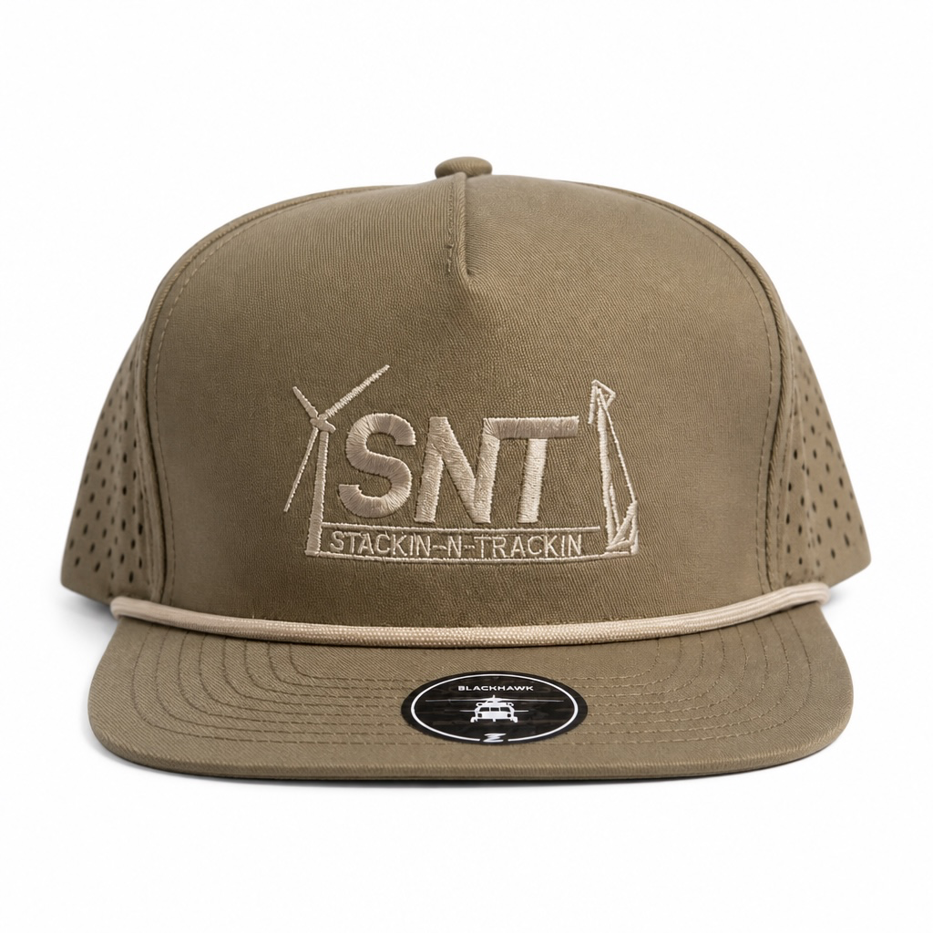 Dark Olive -Khaki Rope Embroidered