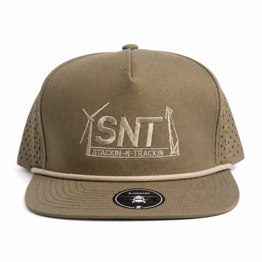 Dark Olive -Khaki Rope Embroidered